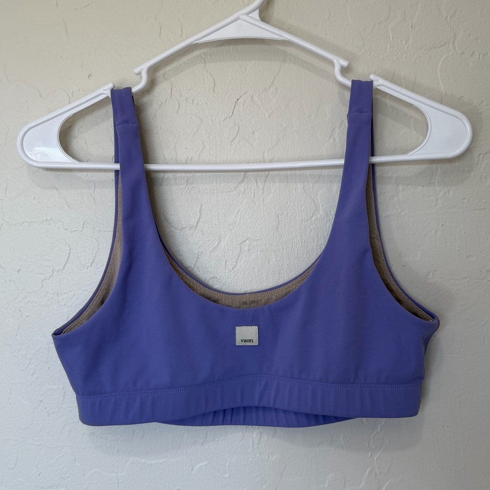 Vuori Lavender Purple Scoop Sports Bra